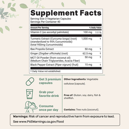 Bioavaliable Turmeric Capsules